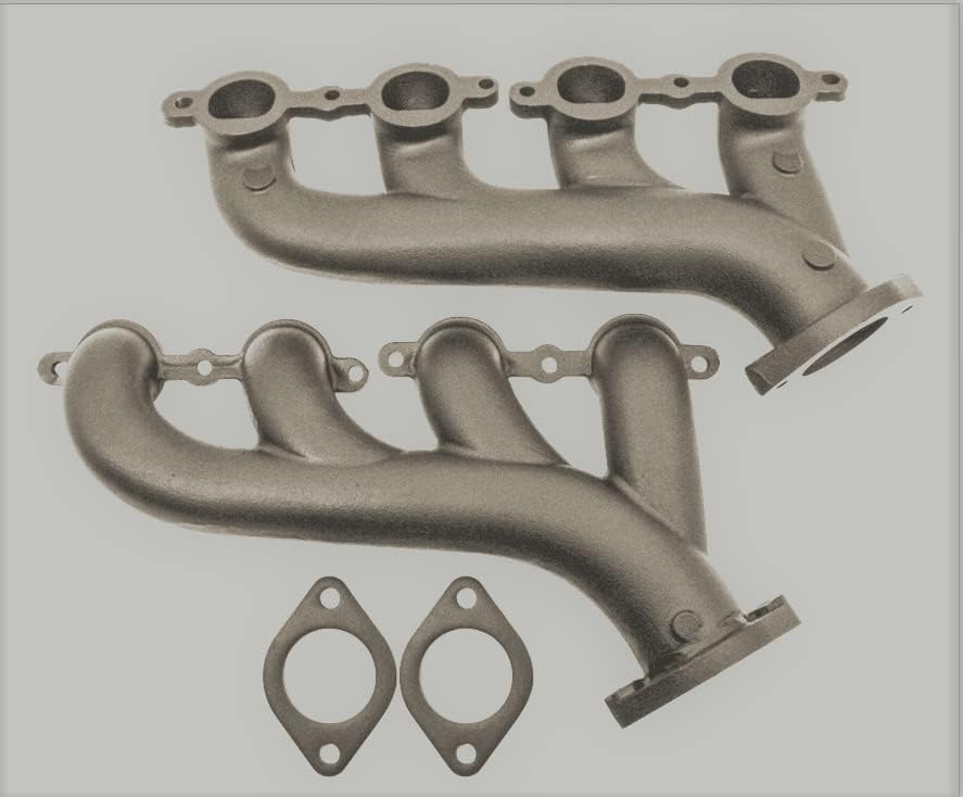 GM LS Swap Colector de escape de hierro fundido LS1 LS2 LS3 4.8L 5.3L 6.0L Street Rod (DM-3303)