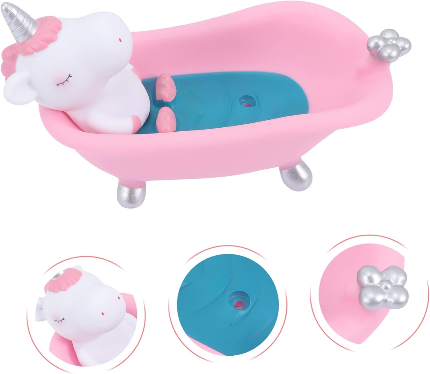 Jabonera decorativa de dibujos animados lindo soporte para caja de jabón para baño, cocina, encimera, bandeja de jabón para almacenamiento de jabón