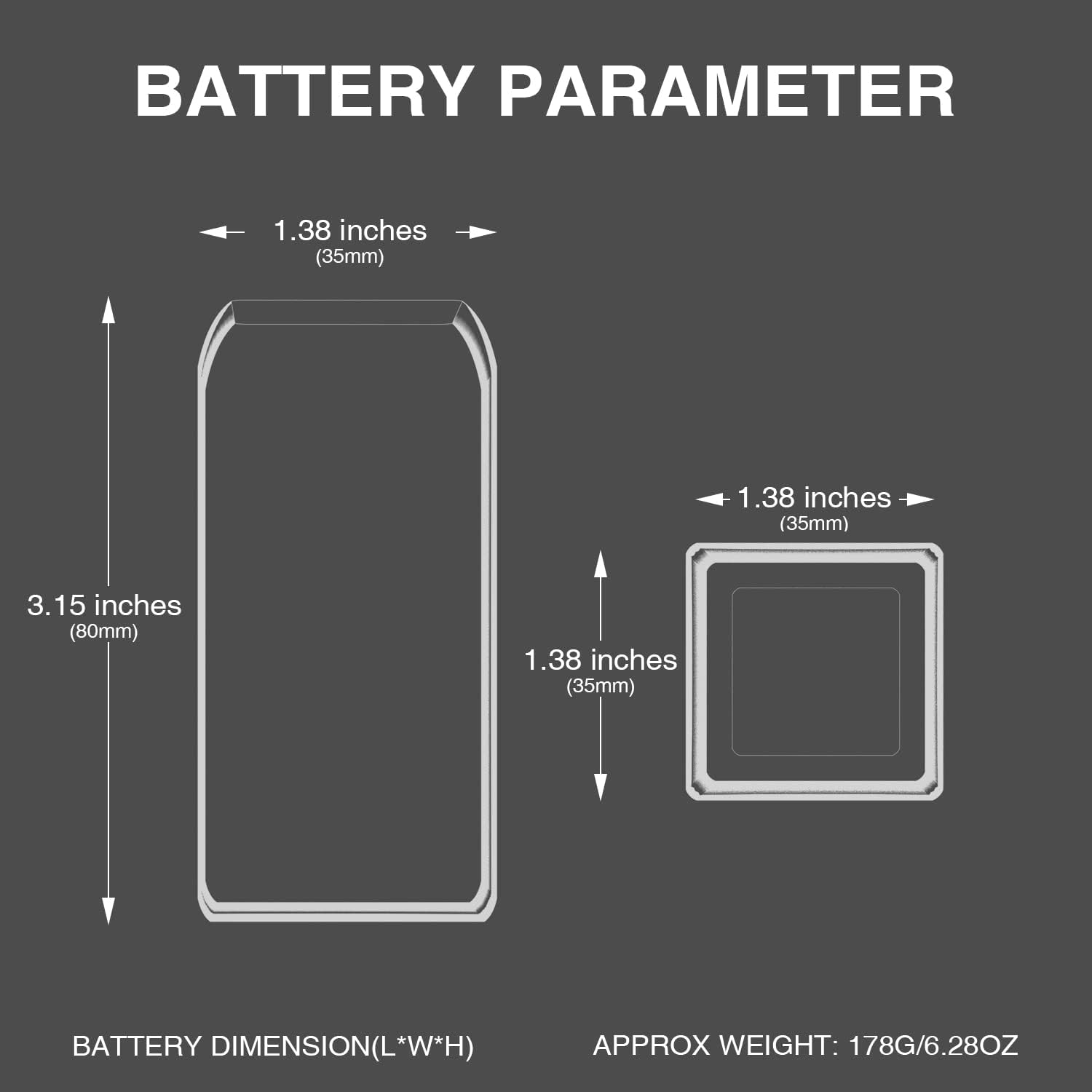 Paquete de batería Lipo de 1550 mAh 14.8 V 100C 4S con conector XT60 para FPV Racing Drone Quadcopter, Helicóptero, Avión RC Modelos (paquete de 2)