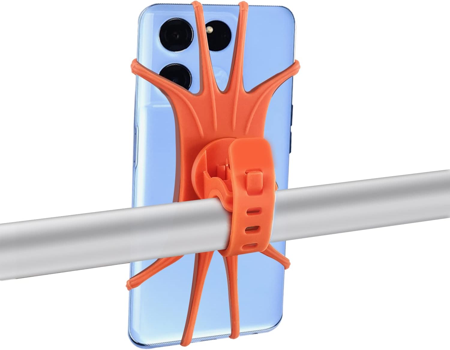 Soporte de teléfono para bicicleta, accesorios universales de silicona para teléfono celular, rotación de 360, compatible con iPhone 1211 Pro Max XS