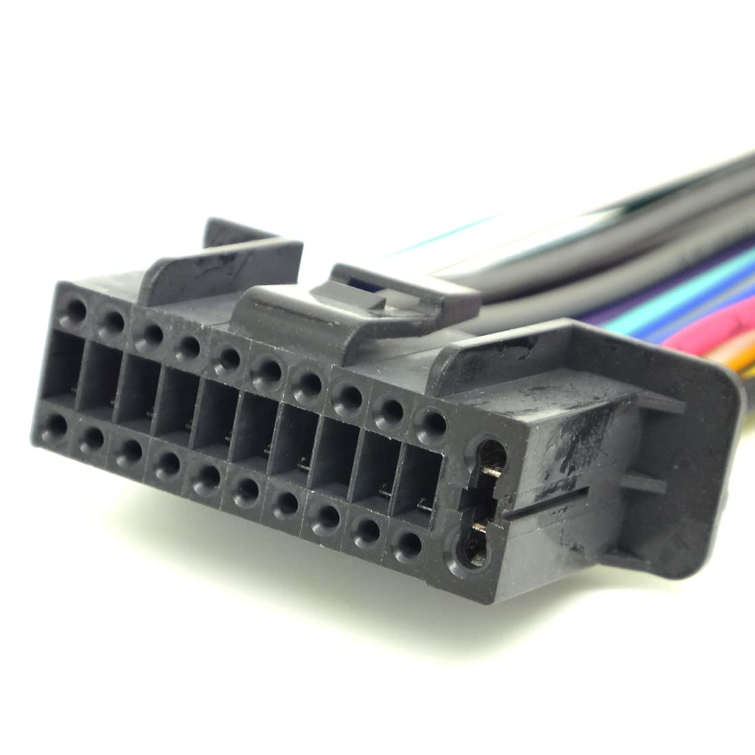 Arnés de cable de alimentación de 22 pines Arnés de cable de altavoz compatible con Kenwood Parte E30-6881-25 DDX DNX