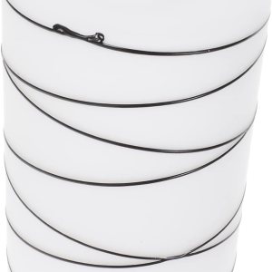 Housoutil Pantalla cilíndrica de vidrio Accesorios interiores Cubiertas de luz para luces de techo de repuesto de vidrio blanco globo cilindro Housoutil Pantalla cilíndrica de vidrio Accesorios interiores Cubiertas de luz para luces de techo de repuesto de vidrio blanco globo cilindro