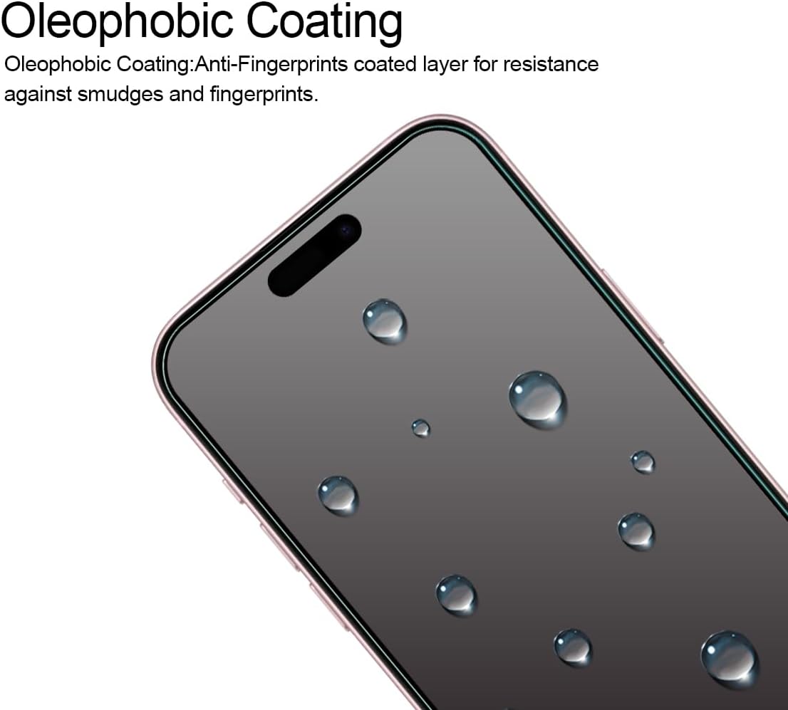 Supershieldz (2 unidades) Diseñado para iPhone 15 Plus (6.7 pulgadas) + protector de pantalla de vidrio templado para lente de cámara, antiarañazos,