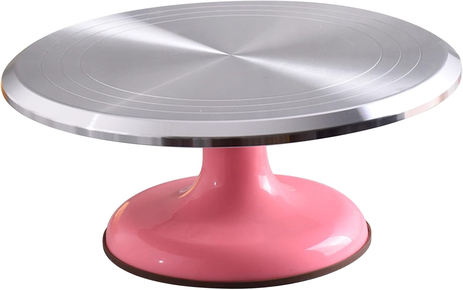 Soporte redondo de aluminio giratorio para decoración de tartas de 10 pulgadas, soporte giratorio para decoración de pasteles para el hogar,