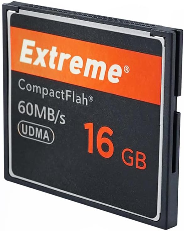 Tarjeta de memoria flash compacta de 16 GB extrema velocidad UDMA hasta 60 MBs SLR Cámara CF tarjeta