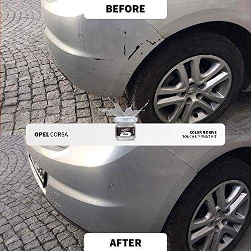Color N Drive Pintura de retoque blanca pura para Volkswagen, aplicación fácil y rápida, resultados profesionales, combinación perfecta, calidad