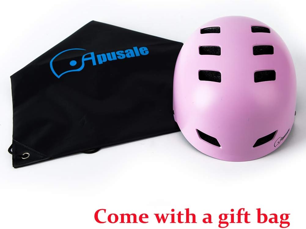 Casco de patineta de bicicleta, ajustable y multideportivo para patineta, 3 tamaños para adultos, jóvenes, niños pequeños