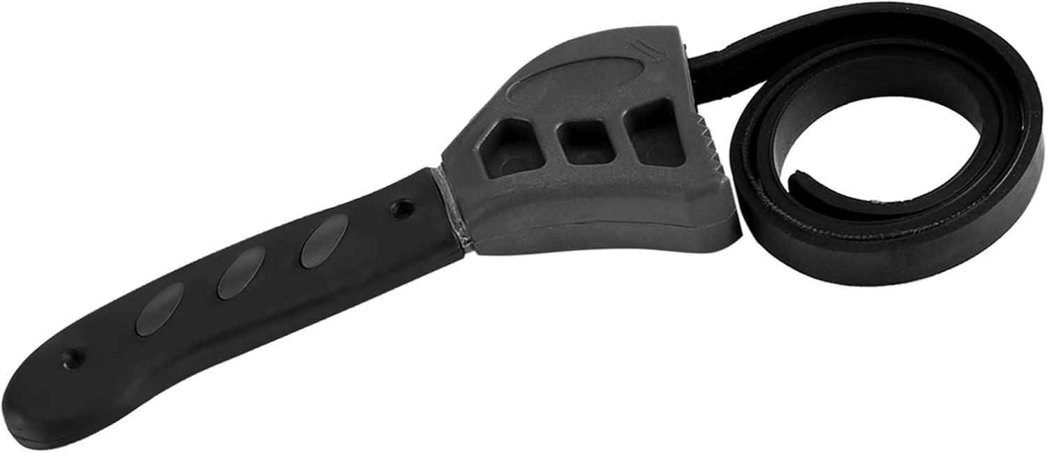 GOWENIC Llave inglesa con correa, abridor de tarros, herramienta de apriete para cualquier herramienta de apertura de forma, herramientas de