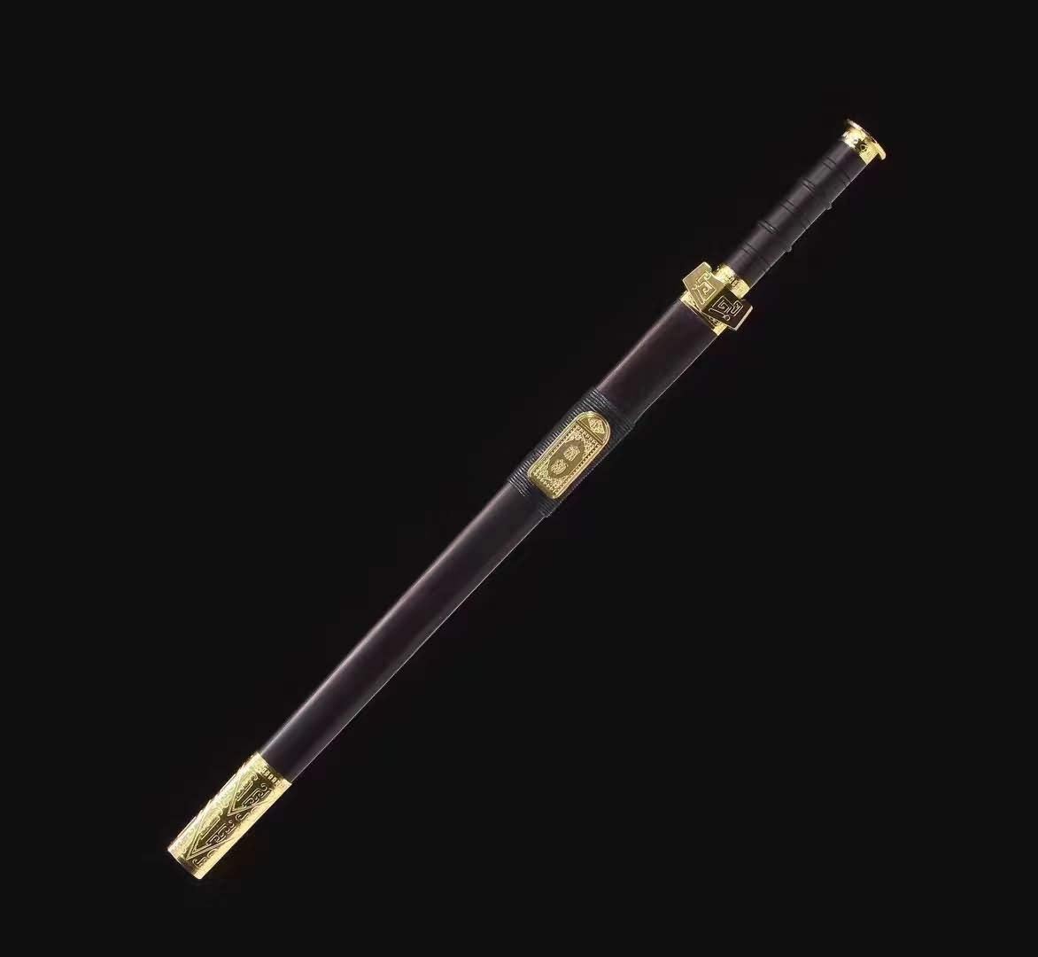Qinshi Huang firstemperor espadas chinas forjadas hoja azul de acero de alto carbono
