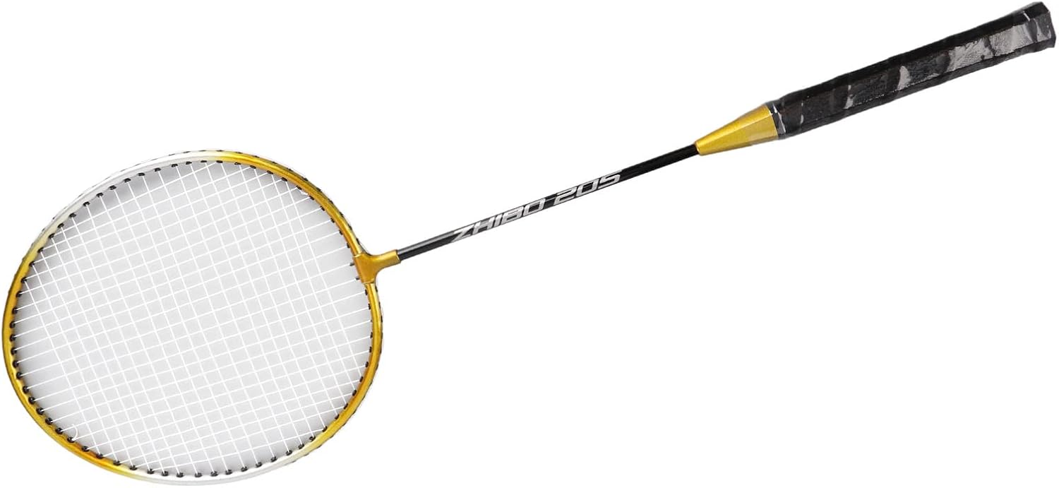 Juego de raquetas de bádminton para juegos de patio trasero al aire libre, juego recreativo, principiantes, 205, raqueta de bádminton de aleación de