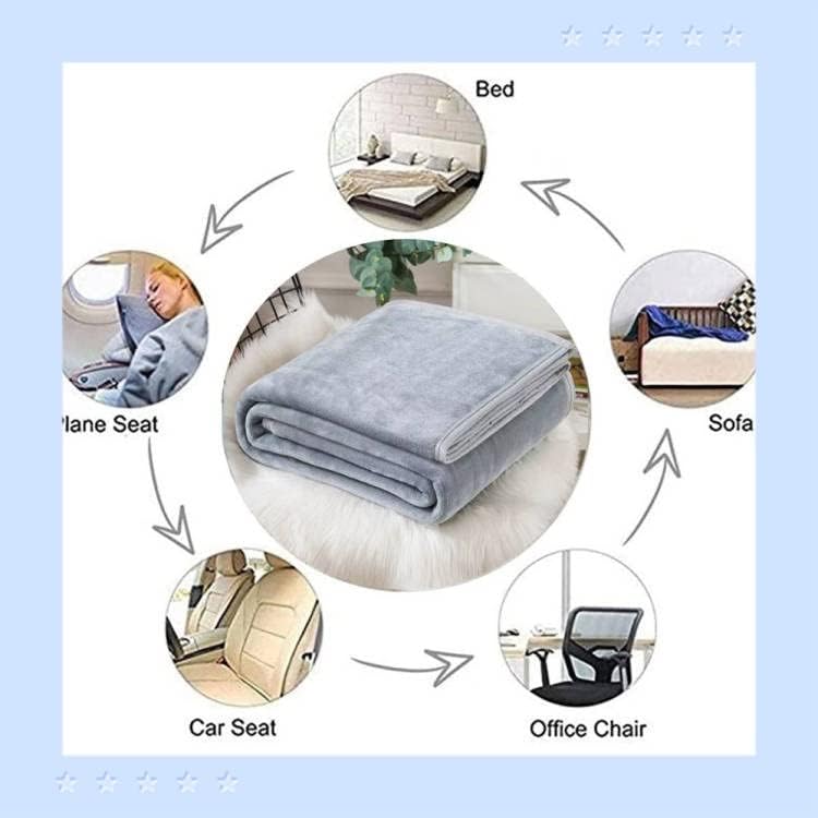 Manta para cama, mantas y mantas tamaño King, Queen y matrimonial, manta de terciopelo suave de forro polar para sofá, manta ligera para cama, sofá