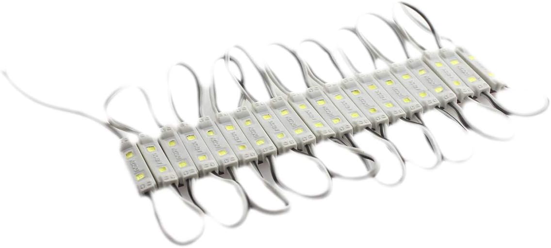 REXTiN Super Bright 200pcs 2835 2 LED módulo 80-90LM por módulo impermeable luz decorativa para letreros de letras publicitarias con cinta adhesiva