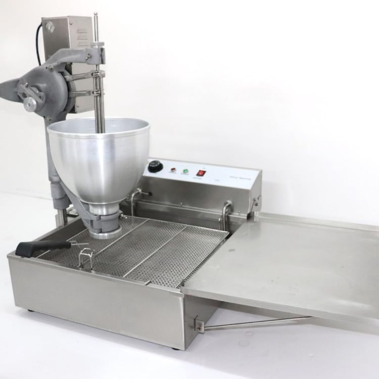 Commercial semi automatic mochiringball different mold Donut Machine, Donuts Making Machine adjustable thickness,Donut fryer 3000w,9L hopper,large