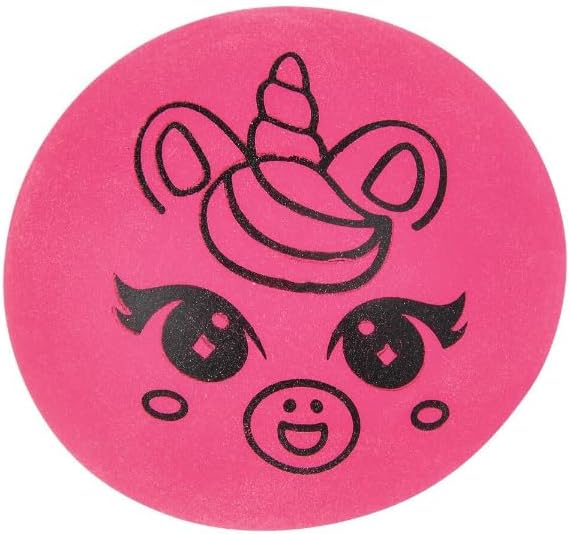 Bola de azúcar exprimible sensorial de 2.4 pulgadas, 6 unidades (caras de animales)