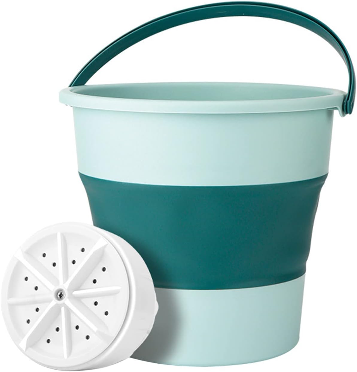 LOPECY-Sta Lavadora portátil plegable para apartamento, mini lavandería, pequeña lavadora de turbina de mano Ul-trasonic para ropa interior,