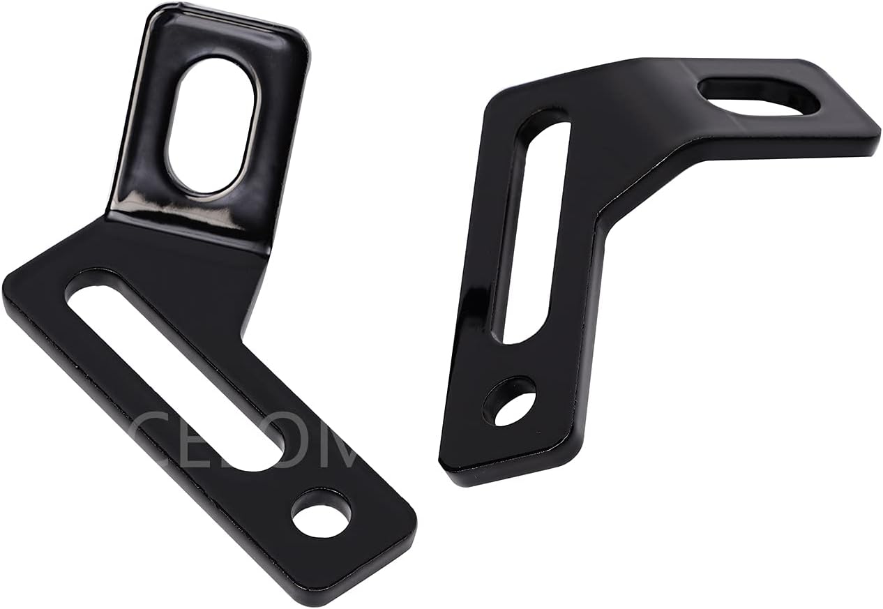 Kit de montaje de soporte para Harley Davidson Touring Road King+Street Glide+Road Glide+Electra Glide FLHT FLHR FLTR FLHX 1993-2021 (negro)