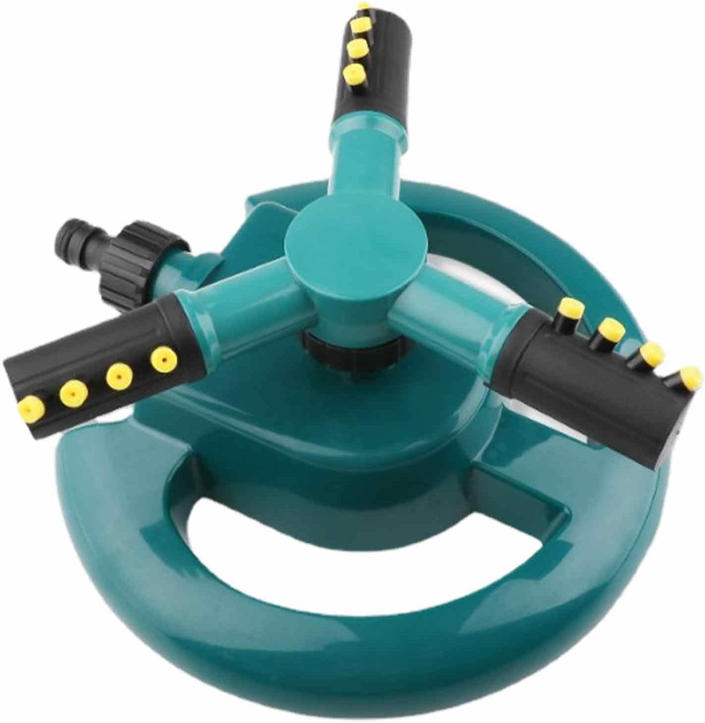 Aspersor de césped, sistema automático de riego de agua subterránea para jardín, rotativo, rociadores para niños de 360 grados para jardines,