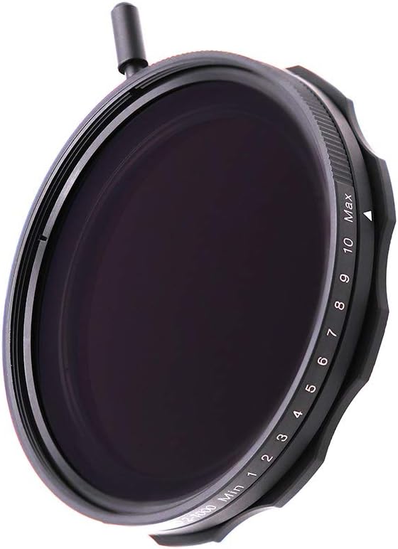 Filtro ND variable de 2.283 in, S-Pro MRC de 16 capas de nano revestimientos, más de 10 paradas ND2-ND1000 graduado de ajuste continuo, kit de paño