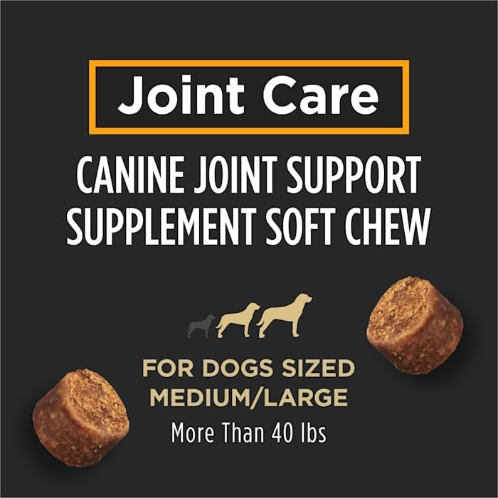 Purina Pro Plan Veterinary Diets Joint Health Mobility – Suplemento para articulaciones caninas de razas pequeñas para perros, 2.65 onzas, 30