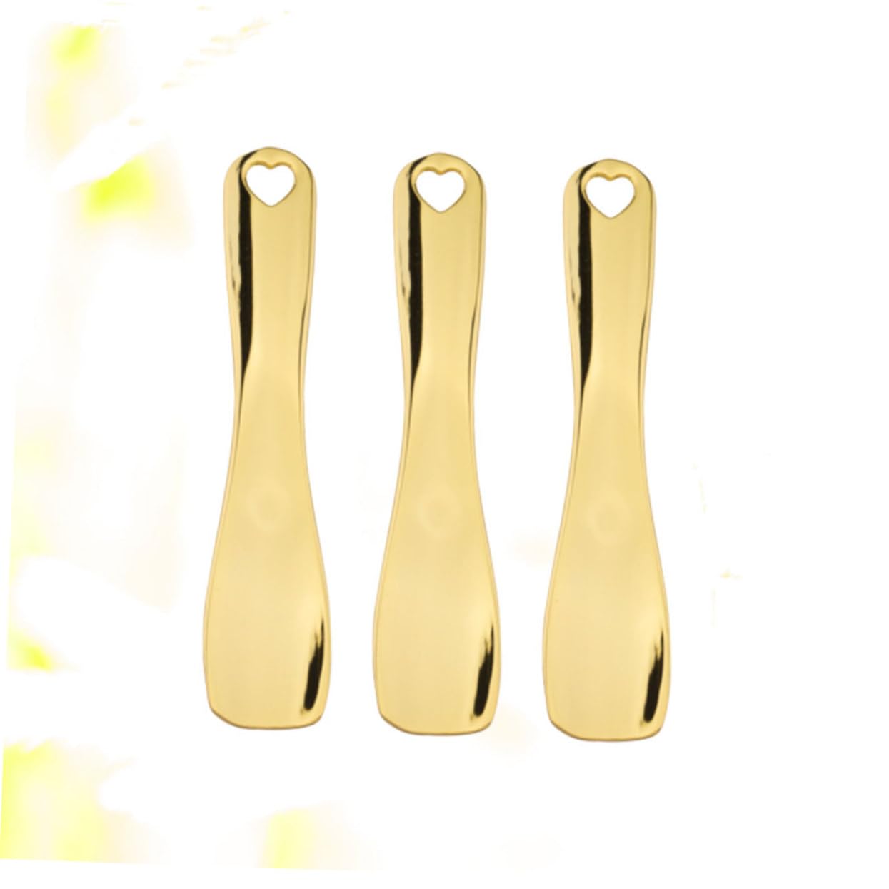 FRCOLOR 6 piezas de espátula de crema facial herramienta raspadora de metal cucharas de maquillaje pequeñas espátula cosmética espátula de