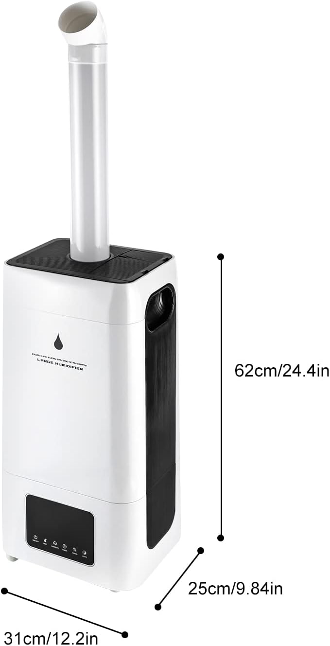 Humidificadores comerciales industriales de 110 V humidificador de toda la casa humidificador de habitación grande 67.6 fl ozh 23.8L6.2 galones