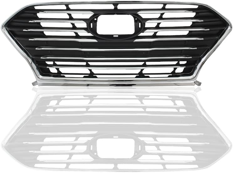JX RACING  PERFORMANCE  ACCESSORIES Compatible con Hyundai Sonata 2018-2020 Rejilla de Parachoques Delantero Repuesto Cromo