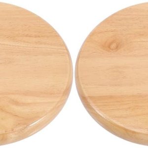DOITOOL Taburete de madera para sillas de bar, 2 piezas de repuesto de asiento de taburete de bar de madera, asiento redondo de 12 pulgadas, asiento DOITOOL Taburete de madera para sillas de bar, 2 piezas de repuesto de asiento de taburete de bar de madera, asiento redondo de 12 pulgadas, asiento