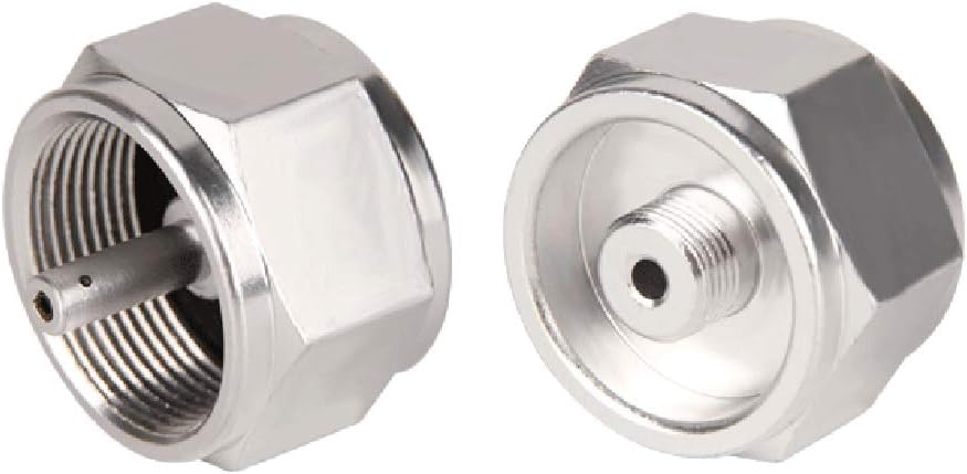 LIXADA Gas Saver Plus, Gas Convertor Shifter, Refill Flat Tank, Conversion Adapter, Camping Gas Adaptor Valve, for Nozzle Bottle TypeButane Gas