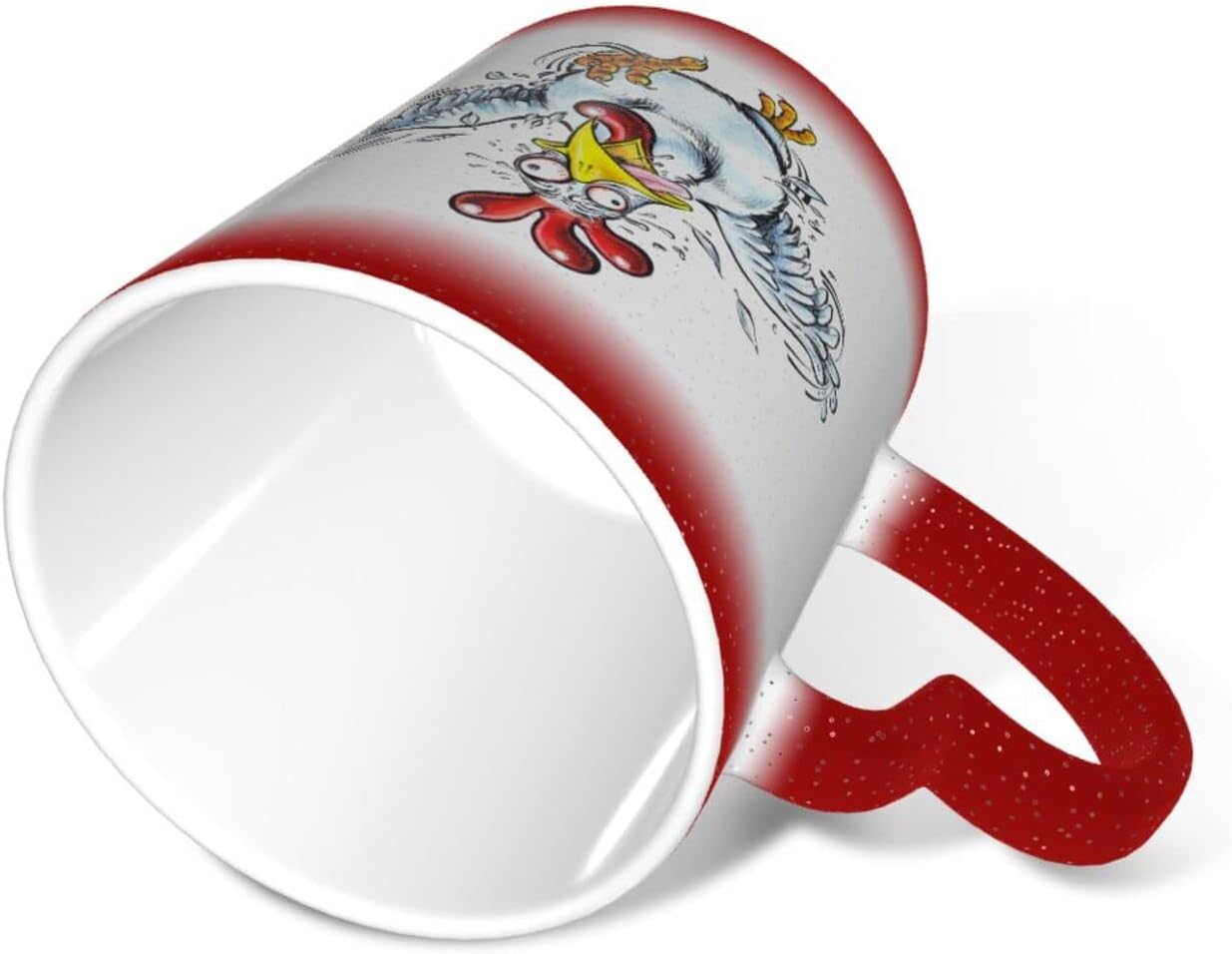 Funny Chicken Mug Coffee cup Tea cup Funny mug Unique ceramic mug for Present Idea Gifts