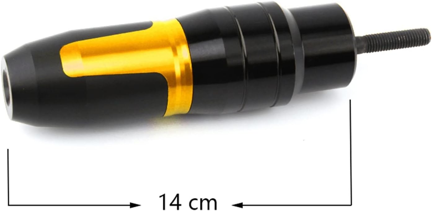 EHUNTR Powersports – Marco de escape deslizante para Bajaj Pulsar 200 NS200 RS200 AS Motocicleta CNC Accesorios Marco de Escape Sliders Almohadillas