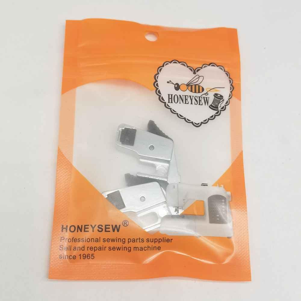 HONEYSEW 2 unids Snap On Low Shank Adapter Presser Foot Holder para Brother Singer Janome Toyota Kenmore Máquinas de coser de caña baja