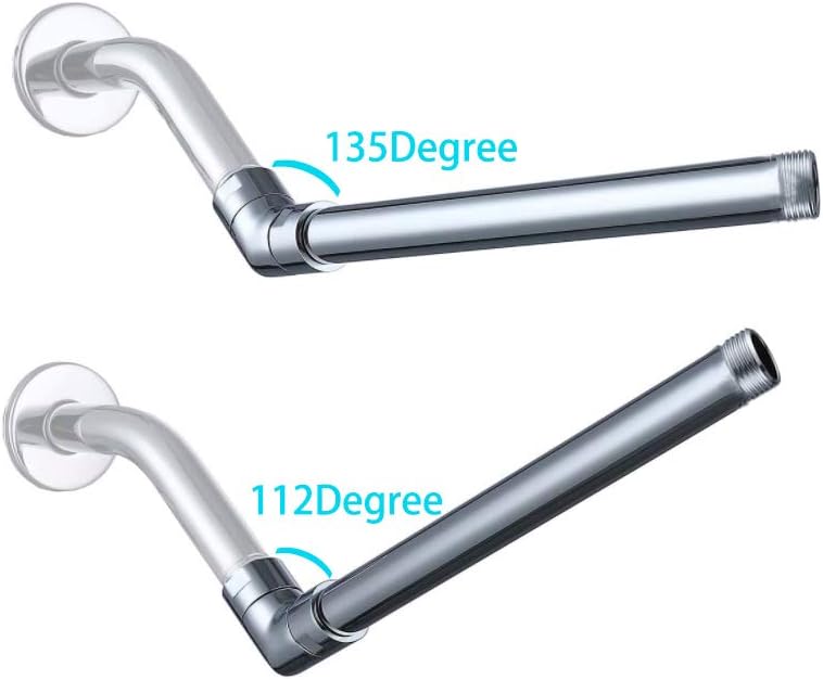 Adaptador de codo de ducha de mano, adaptador de codo de cabezal de ducha (135 grados)