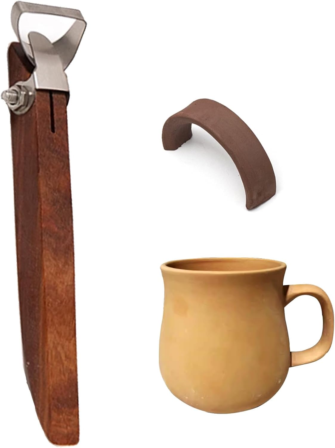 Herramientas de escultura de arcilla de cerámica para taza de té, taza, utensilios, jarrón, cortadores de arcilla, raspador de arcilla de cerámica,