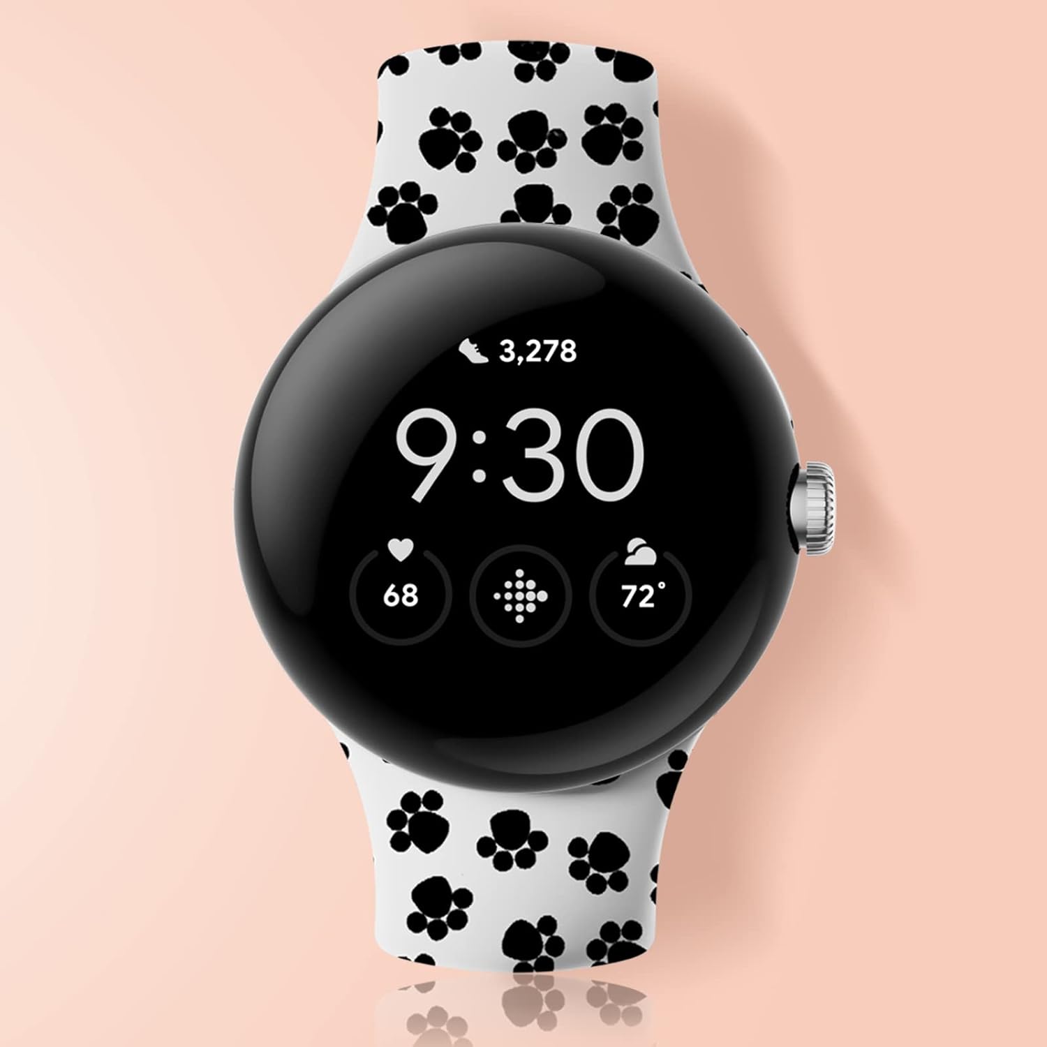 Correas de impresión compatibles con Google Pixel Watch, correa de silicona suave, transpirable, repuesto para Google Pixel Watch 21, mujeres y