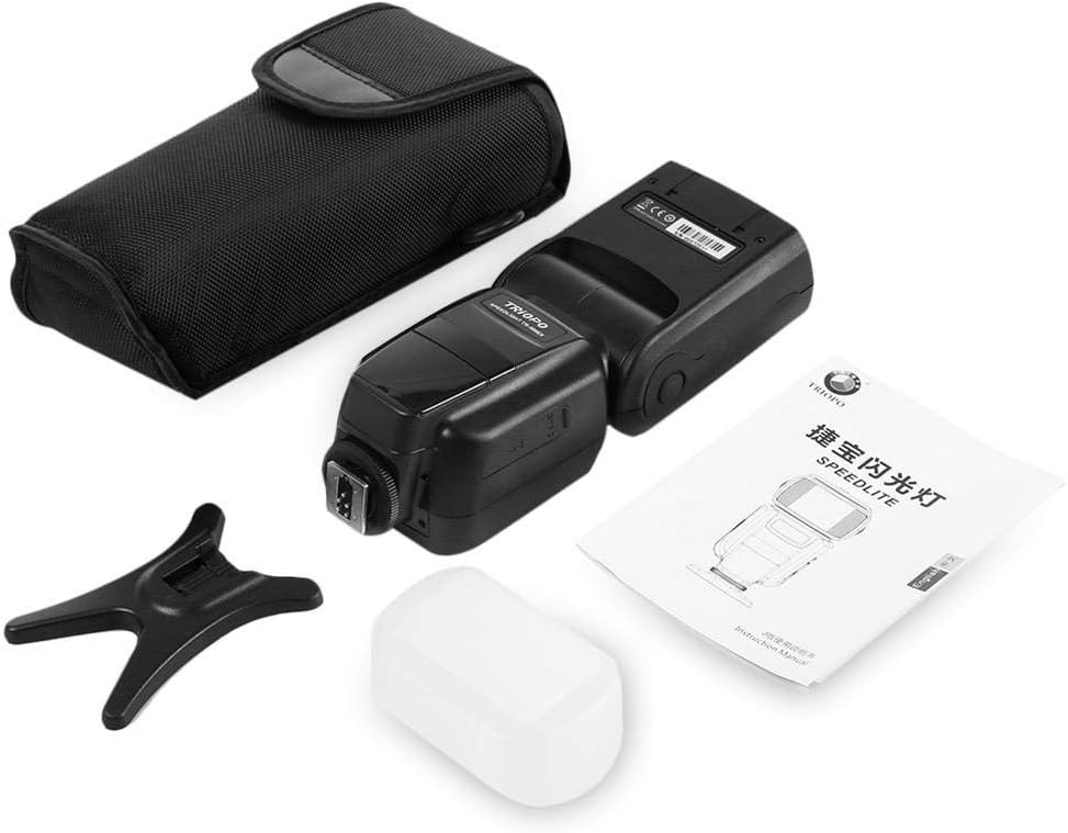 TRIOPO TR-586N Flash de zoom TTL totalmente automático para Nikon D3500 D3400 D5600 D5500 D5300 D7500, D750, D850, D7200, D610, D500, otras cámaras