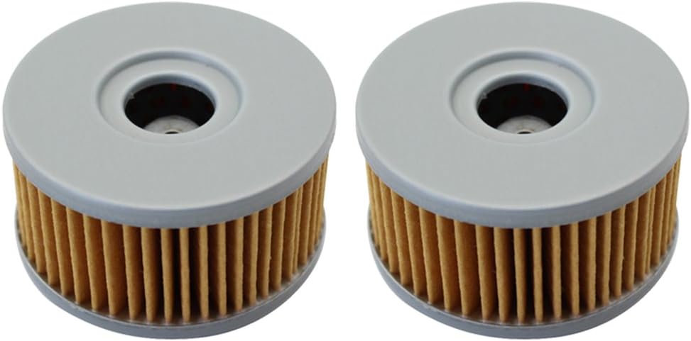 Cyleto Filtro de aceite para SUZUKI GZ250 GZ 250 MARAUDER 250 1999-2010  GN250 GN 250 1982-2000  GN400 GN 400 1980 1981 1982 (paquete de 2)