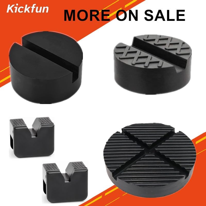 Adaptador de almohadilla de goma para gato de piso para varios gatos, protector lateral de soldadura duradero (2.56 pulgadas, 2 unidades)