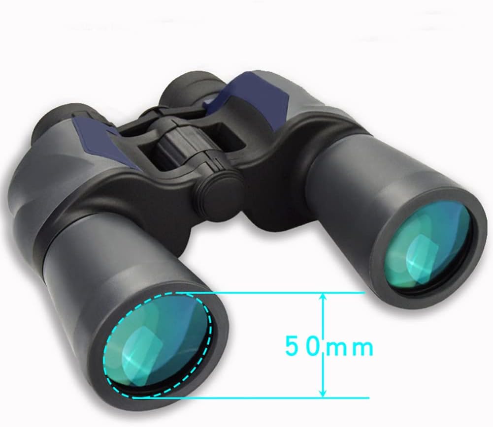 ROLTIN Prismáticos para adultos, prismáticos HD 10X50 con visión nocturna, rellenos de nitrógeno, impermeables y a prueba de niebla, prisma BAK4,