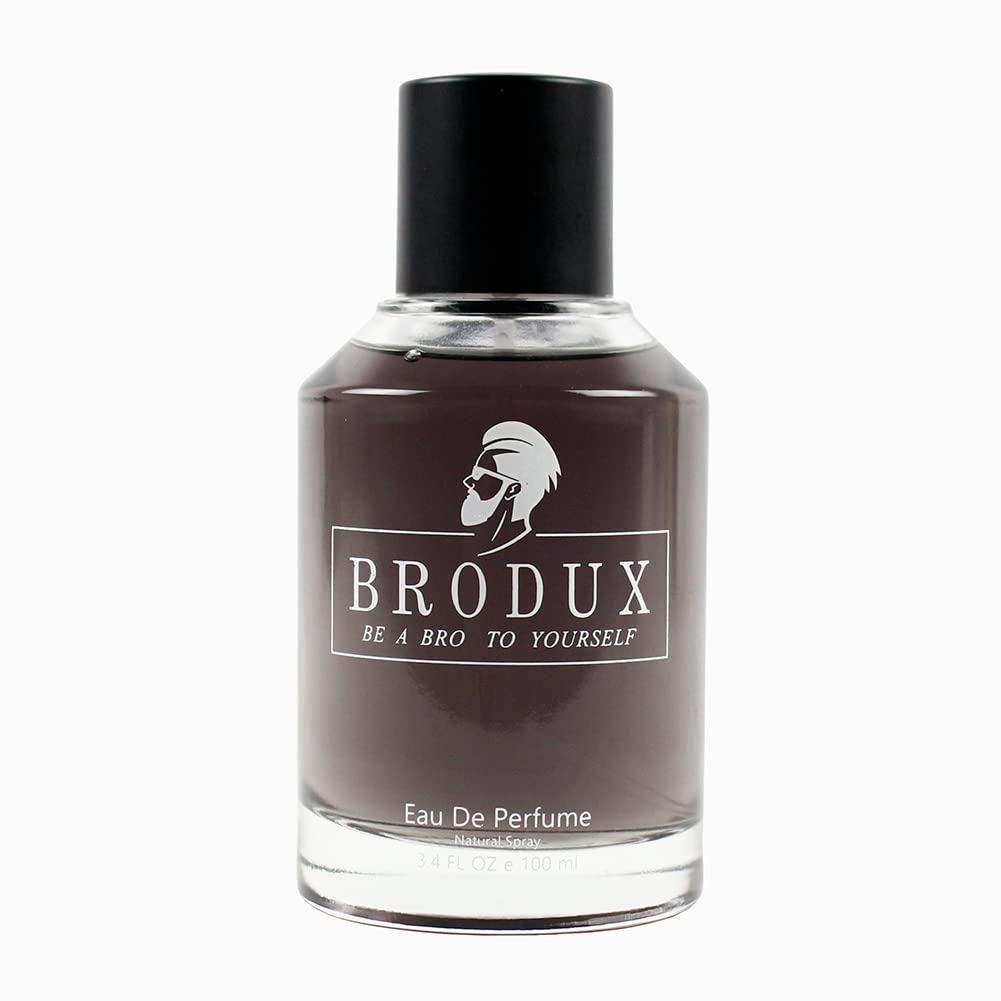 BRODUX Obsidian Handmade – Colonia natural para hombre, fusión audaz de mango helado, armadura plateada y pachulí negro, botella de 3.4 onzas