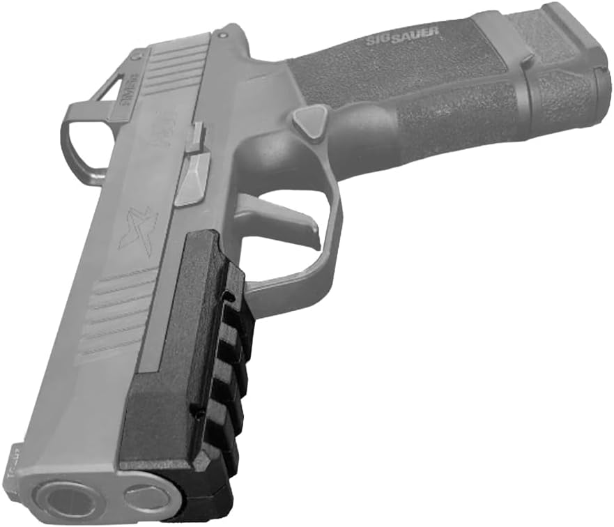 Zzhununt Adaptador de riel de aplicación Sig P365XL Picatinny de 4 ranuras para Sig P365XL Wilson Combat P365 XL Negro