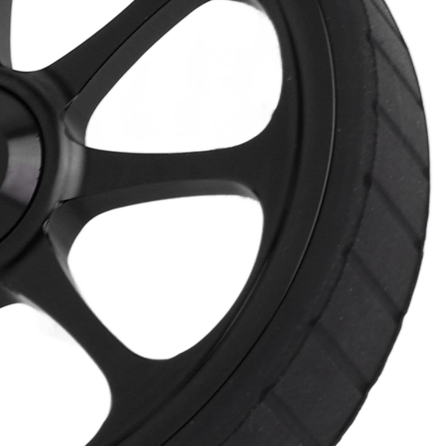 VGEBY Bicicleta plegable Easy Wheel, aleación de aluminio 3.228 in rodamiento ensanchado rueda fácil para Brompton 3sixty bicicleta plegable (negro)