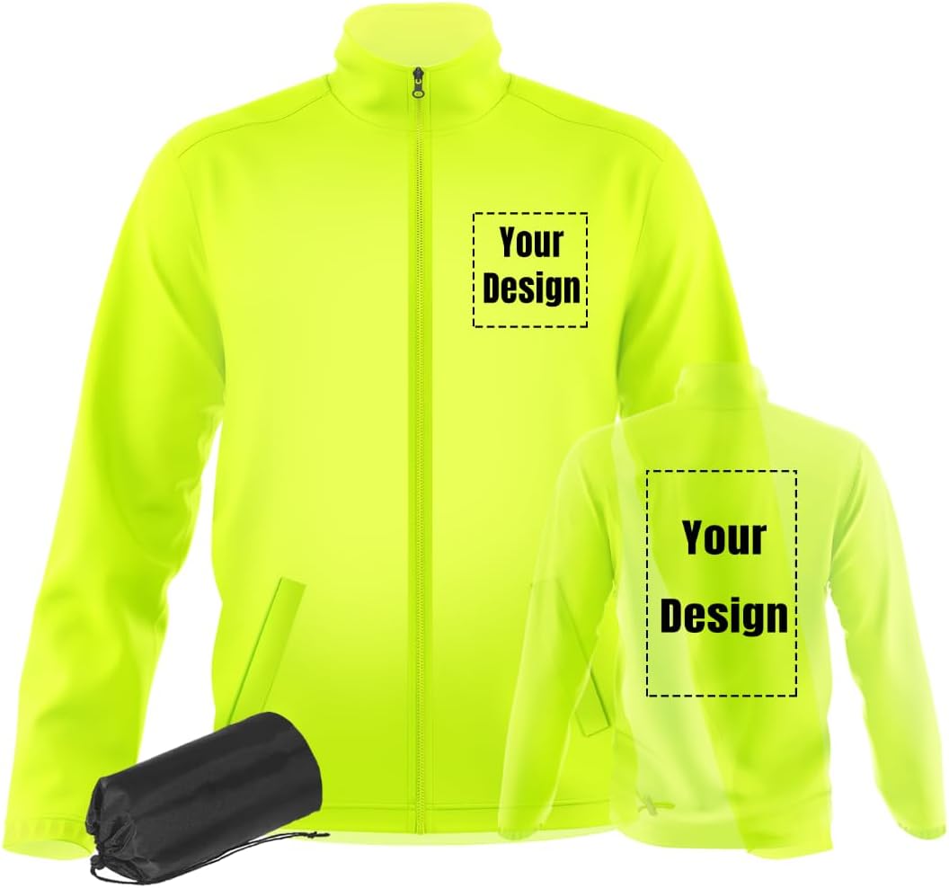 YOWESHOP La chaqueta reflexiva de la seguridad de la alta visibilidad ligero respirable modifica el