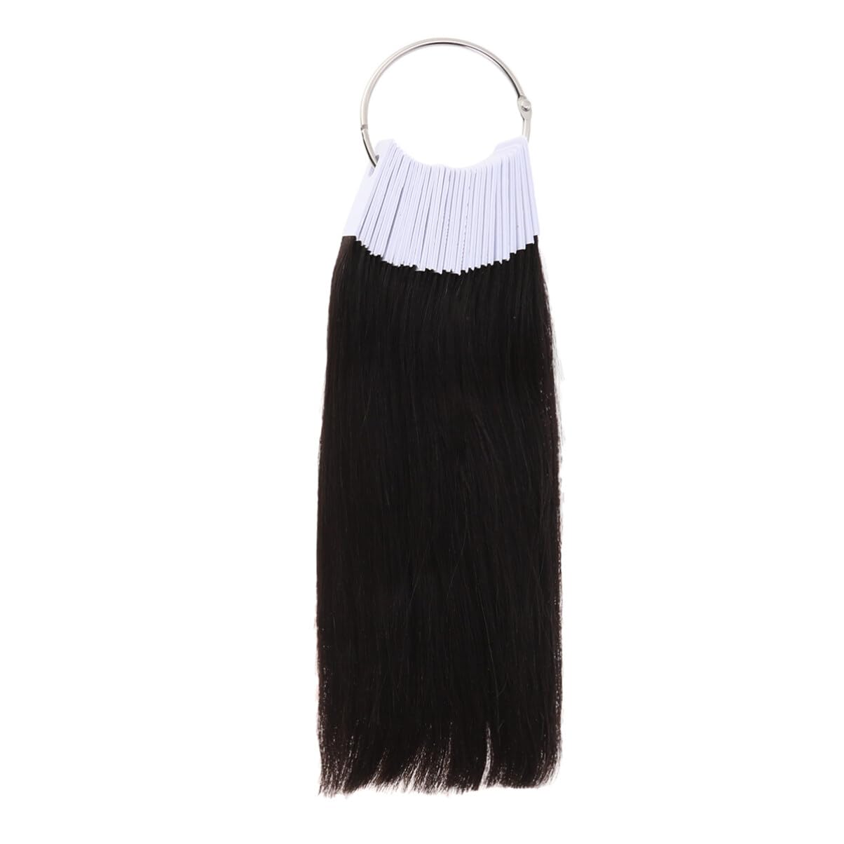 SHERCHPRY 30 unids cabello humano color anillo extensiones de color de pelo tabla de prueba de color muestras de color de cabello muestras de prueba