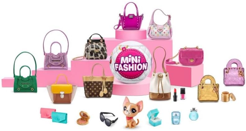 Zuru 5 Surprise Mini Brands Fashion Mystery Set – Paquete con calcomanías Shopkins (Serie de moda)