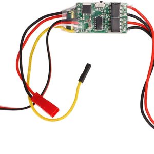 RC ESC bidireccional, controlador de velocidad de motor cepillado RC excelente capacidad antiinterferencia, buena disipación de calor, protección de RC ESC bidireccional, controlador de velocidad de motor cepillado RC excelente capacidad antiinterferencia, buena disipación de calor, protección de