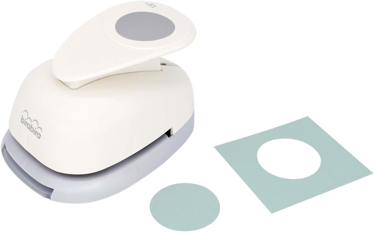 Bira Craft – Punzón circular de 1 14 pulgadas para manualidades de papel, álbumes de recortes, tarjetas, artes