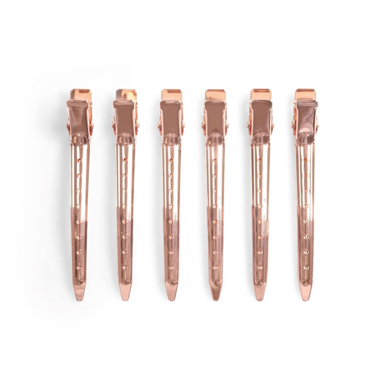 Kitsch Pinzas de metal para el cabello, pinzas de cocodrilo para seccionar, cortar, colorear, secar con soplado y maquillaje  Accesorios para el