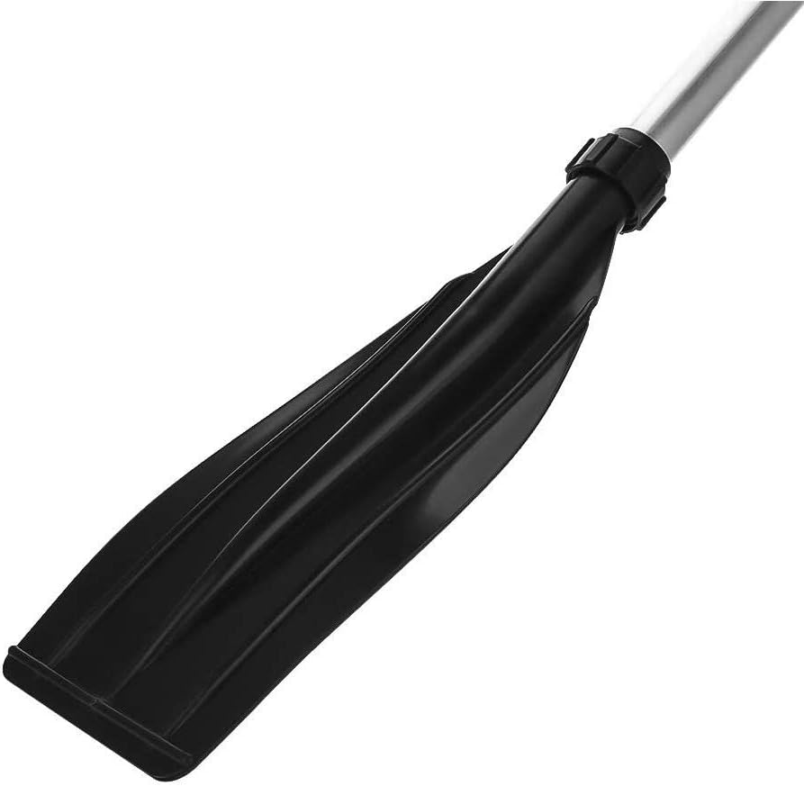 TOPINCN Aleación de aluminio ligero acanalado hoja kayak paletas barco remos para todo tipo de actividades acuáticas
