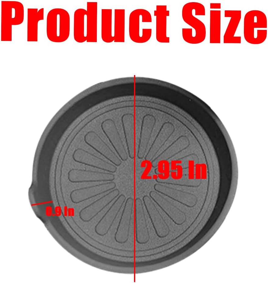 Posavasos de automóvil para portavasos de automóvil, paquete de 4 alfombrillas universales de elastómero termoplástico, impermeables,
