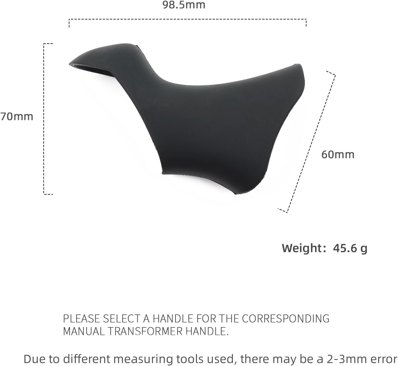 Palancas de freno de bicicleta, capó compatible con Shimano ST-2300 ST-3400 de silicona para bicicleta de carretera